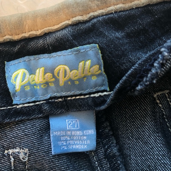 GC Vintage Rare Pelle Pelle womens dark denim jeans in SZ 27!! - Picture 9 of 9